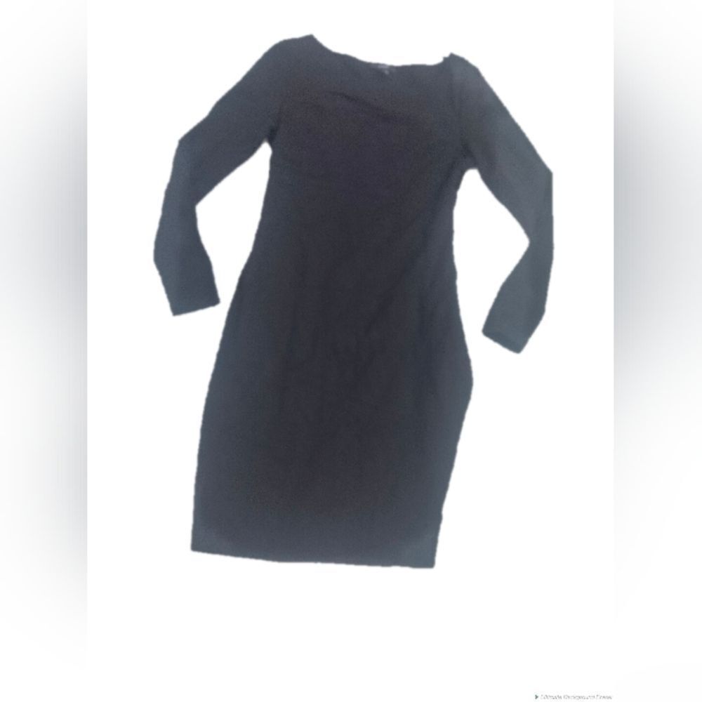 Black Alfani LS Bodycon Mini Dress